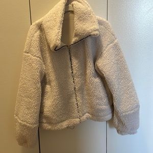 Lululemon cinchable fleece zip up